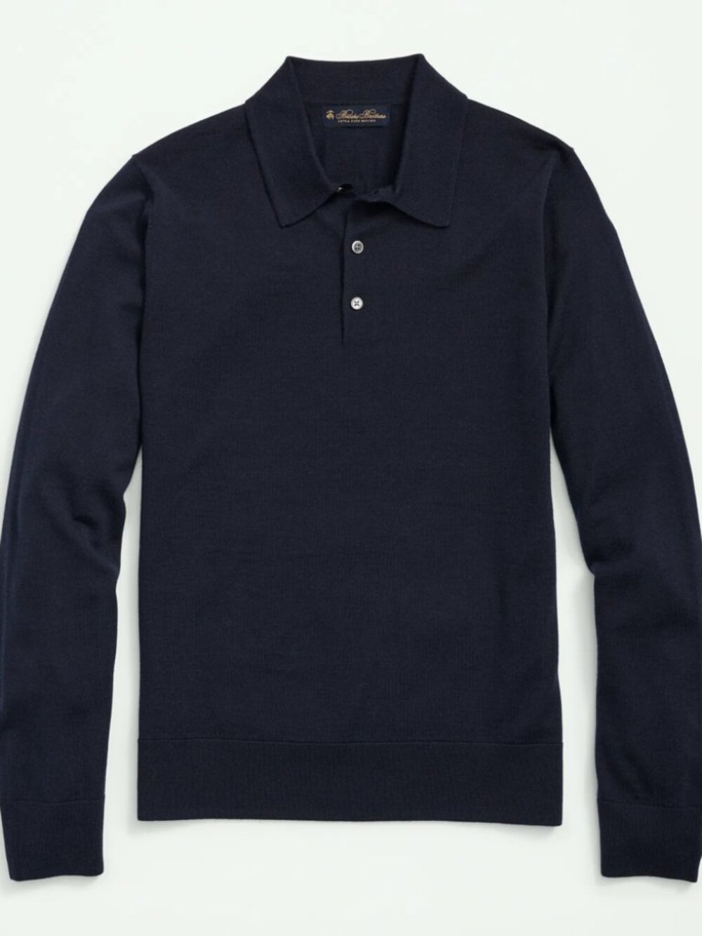 Brooks Brothers 100% Extra Fine Merino Wool Sweater Polo